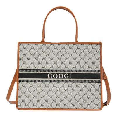 COOGI新款女包大容量手提托特包