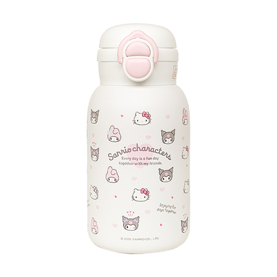 hellokitty可爱保温杯女生吸管水杯女新款2025高颜值便携学生杯子