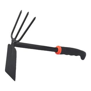 翻土种植树铲子耙子大号铁锹锄头种花小型黑铲四件套园艺工具用品
