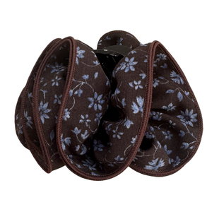 《柏林花事》法式碎花千层抓夹鲨鱼夹发量多盘发卡后脑勺发夹百搭