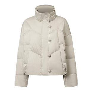 VGRASS新中式盘扣90白鹅绒羽绒服女冬季新款龟背泡芙短外套女