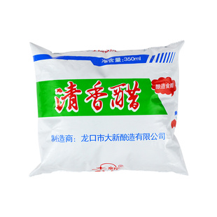 醋清香醋袋装酿造醋大新酿造米醋非陈醋非白醋海鲜搭配醋350ml3袋