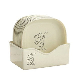 吐骨碟家用骨碟骨头碟放餐桌水果盘吐骨头盘小盘子垃圾盘食品级