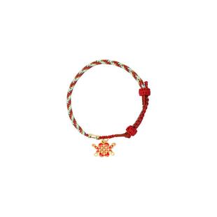 敦煌研究院蛇绕瑞结手绳蛇年红绳手链本命年手绳情侣礼物敦煌文创