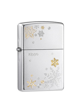 Zippo打火机浪漫雪花送男朋友