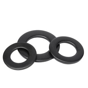 304不锈钢黑色薄平垫片加宽加厚加大黑色平垫圈M2M3M4M5M8M10M12