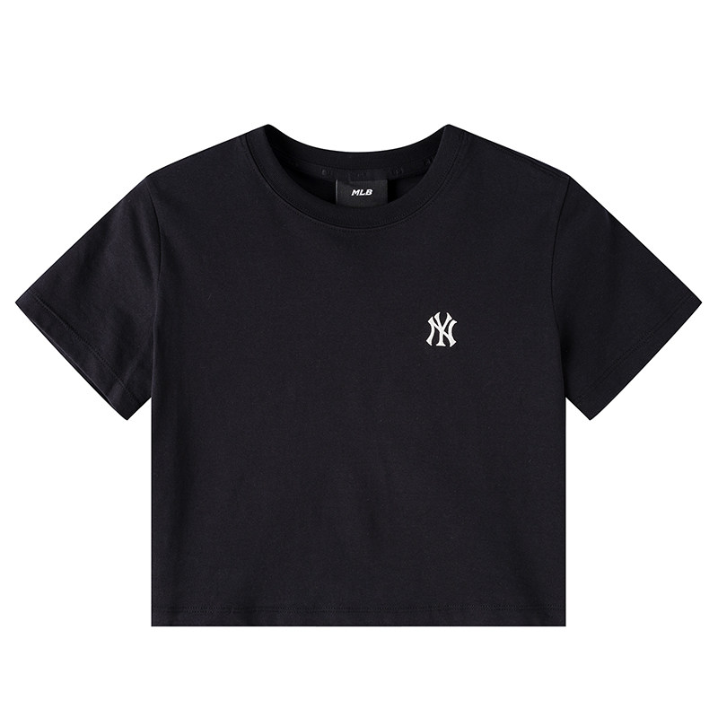 MLB夏款洋基队NY女子露脐显瘦T恤
