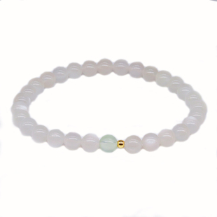 原创夏时尚轻奢猫眼石手链天然白月光石闺蜜情侣款水晶男女款手串