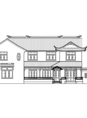 22.5x16.7两层别墅建筑施工图