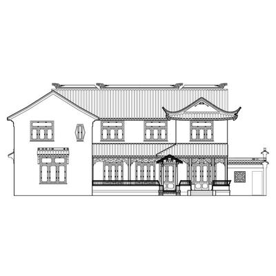 22.5x16.7两层别墅建筑施工图