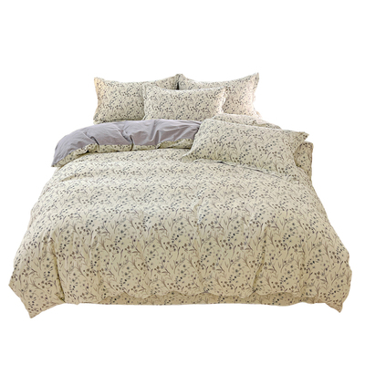 花卉磨毛全棉被套单件A类加厚