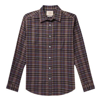 PORTUGUESE FLANNEL 男士 衬衫 Teca 格纹有机棉质法兰绒衬衫
