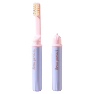 折叠牙刷旅行便携装便捷小支短可爱软毛小头随身携带成人出差外出