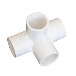 PVC立体三通四通五通六通手工制作架子接头配件材料20 25 32 4 50