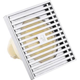 潜水艇防臭15cm大面板地漏大尺寸阳台浴室75/110管通用地漏盖方形