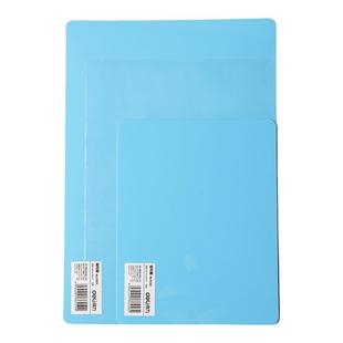 得力桌面a4写字垫板作业大号文件夹一年级学生用b4软透明塑料考试试卷垫子夹板书法用垫儿童复写纸小学生