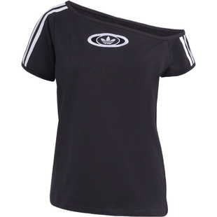 adidas阿迪达斯三叶草女子运动休闲短袖T恤KC8796