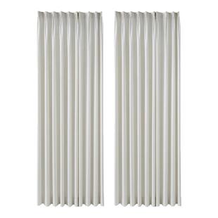 呈开 全遮光窗帘100不透光卧室隔热防晒客厅简约现代轻薄白色曼城