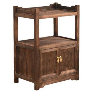 特价清仓角几实木中式茶柜茶水柜简约储茶柜小型茶桌置物架餐边柜