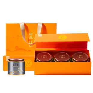 高档茶叶礼盒送人送长辈特级红茶金骏眉礼盒装正山小种官方旗舰店