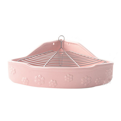 龙猫荷兰猪兔子陶瓷防喷溅便盆