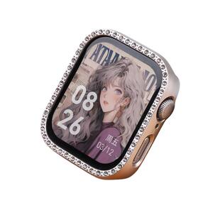 适用于华为fit4/3手表保护壳4pro带钻壳镂空半包轻奢表壳watch fit3闪钻PC边框高级感防摔耐磨女款创意保护套