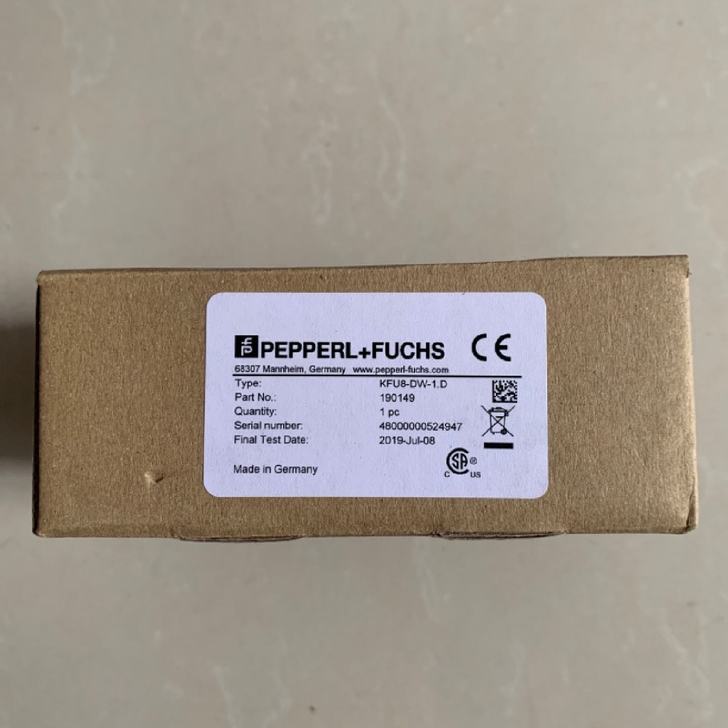 议价德国倍加福KFU8-DW-1.D频率信号转换信号调节器大量现货全新