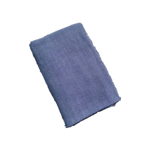 重磅竹节棉麻衣服布料肌理加厚加密纯色老粗亚麻秋冬服装面料大红