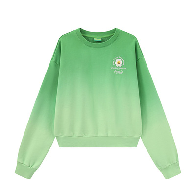 早春新款多巴胺纯棉百搭卫衣