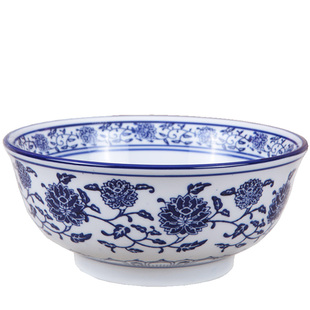 青花瓷陶瓷餐具碗大碗汤碗面碗陶瓷碗牛肉面碗拉面碗烩面碗粥碗