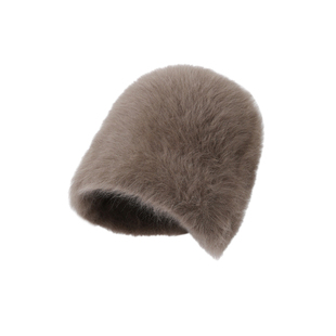 PENNYPENG 复古电台 新款秋冬保暖软糯时髦百搭浣熊毛保暖帽女
