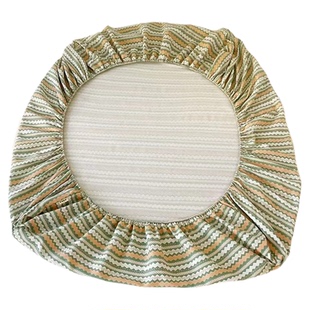 老粗布四季款加厚透气凉爽老式软单件凉席床罩床笠保护罩防滑床单