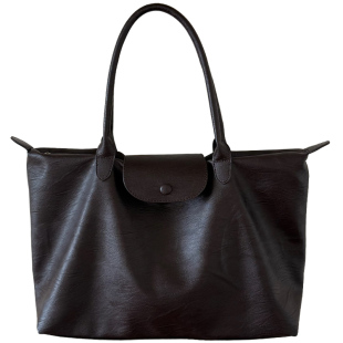 大容量通勤托特包黑色手提短途旅行包出差轻便防水便携行李包袋女