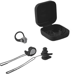 鸿星尔克游泳耳塞防水专业洗头洗澡耳朵防进水不隔音防呛鼻夹套装