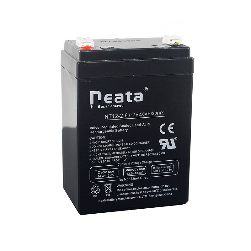 Neata能特蓄电池NT12-2.6电梯对讲机音响用电瓶消防12V2.6AH/20HR