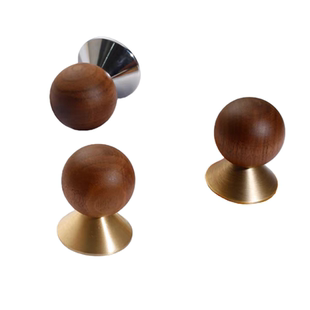 晴天娃娃.胡桃木实木拉手中古风抽屉把手轻奢亮银衣柜法式小拉手