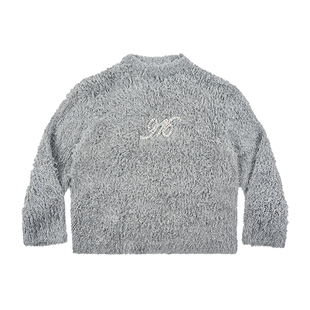 正品白敬亭同款 GOODBAI 24秋冬新品 长毛简约毛衣 设计师品牌