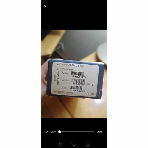 议价全新Waters色谱柱186002352，规格：1.7um, 2.1mmx100mm