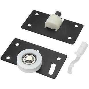 衣柜门趟门轮滑轨道推拉门全套吊轨移门轮滑轮浴室玻璃地滑轮下轮