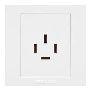 德力西86型三相四线16A插座 四孔16安 3相4线380V电源墙壁面板25A