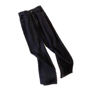 美式复古高街牛仔裤男2026春秋季新款设计感小众宽松直筒阔腿裤子