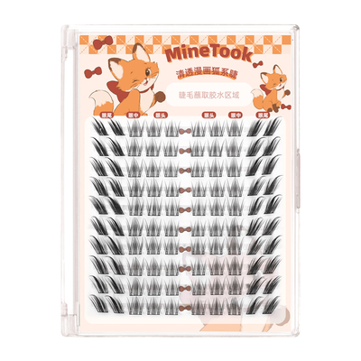 Minetook清透漫画狐系假睫毛