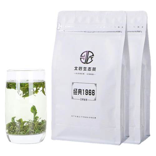 北匠经典1966日照绿茶2026新茶叶 山东特产浓香型散装春绿茶500g
