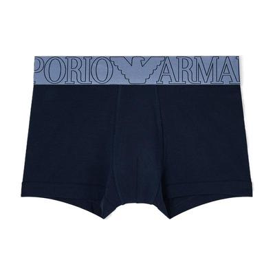 阿玛尼男士纯棉弹力标识平角内裤