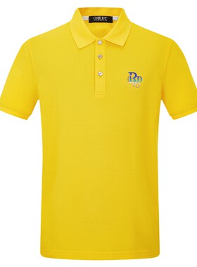 ORRDT夏季刺绣字母POLO衫