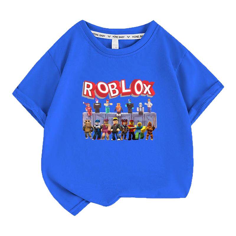 Roblox衣服儿童短袖T恤打底衫