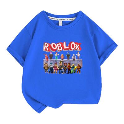 Roblox衣服儿童短袖T恤打底衫