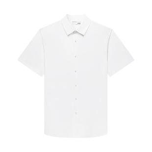 GXG男装 夏季休闲多色简约大气百搭免烫短袖衬衫