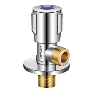 全铜三角阀加厚冷热水器阀门开关一进二出三通304不锈钢止分水阀