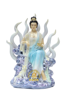 九尾狐娘娘神像公子真身供奉摆件